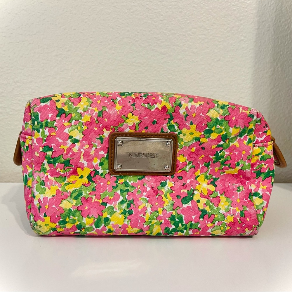 Nine West Floral Cosmetic Bag